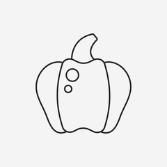 vegetables line icon