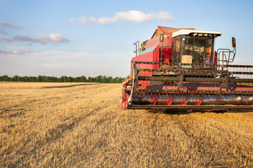 Obraz premium Harvester combine