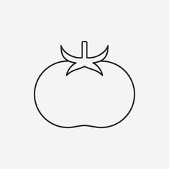 vegetables line icon