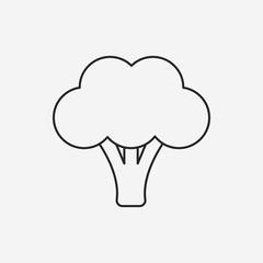 vegetables line icon