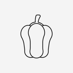 vegetables line icon