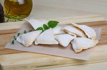 Raw potato dumplings