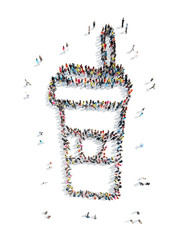 people in the shape of cups .