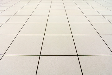 Square floor texture in perspective view