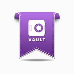 Vault Violet Vector Icon Design