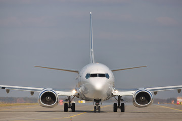 Naklejka premium Passenger plane