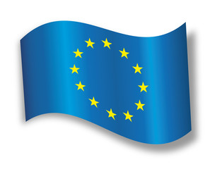 Europa Flagge Fahne Euro Europaflagge Icon button