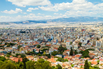 Panorama of Athens, Greece