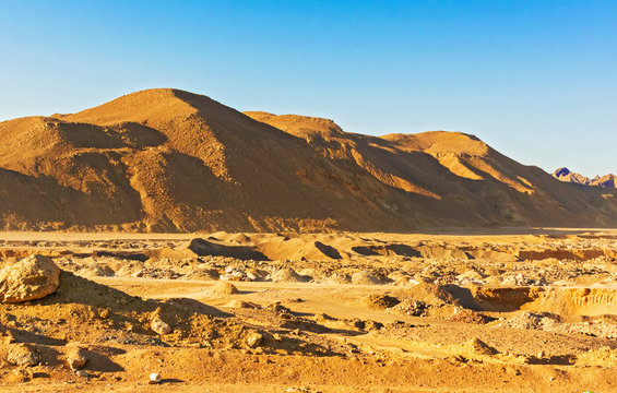 Eastern desert landscape in Egypt