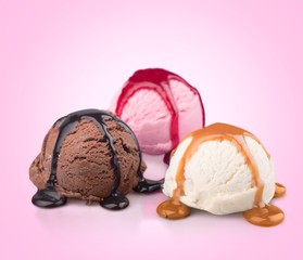 Ice Cream, Dessert, Sweet Sauce.