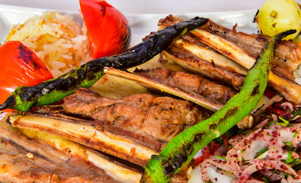 kaburga kızartma &ouml;zel sunum