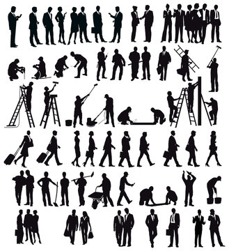 Gesch&auml;ftsleute und Handwerker