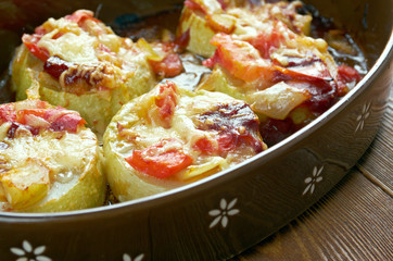 Turkish dish of zucchini
