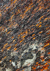 Old brick wall background