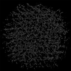 Grunge textured abstract circle