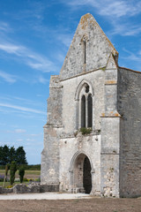 Fototapeta na wymiar Abbaye Notre-Dame-de-Ré dite des Châteliers