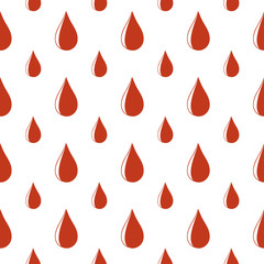 seamless pattern with chocolate drop 