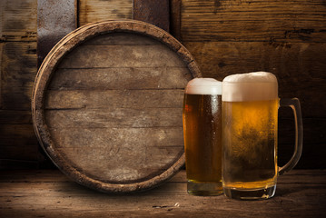 background of barrel