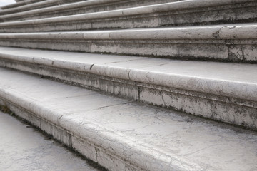 Steps in front of Basilica di Santa Maria della Salute Church, V