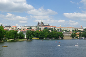 Fototapeta na wymiar Viewe of old town Prague