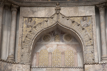 Facade of San Marcos Cathedral, Venice