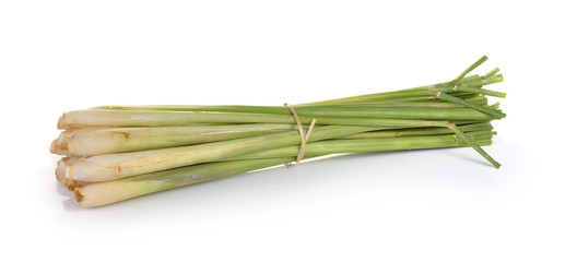 lemon grass on white background