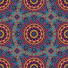 Abstract Tribal vintage ethnic seamless pattern