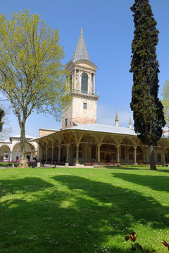 Harem building in Topkapi Palace in Istanbul