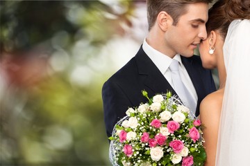 Wedding, Bride, Groom.