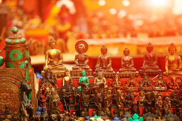 souvenir statuette of a Buddha