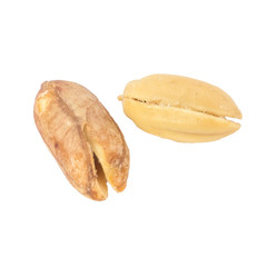 Peanuts on isolated background.