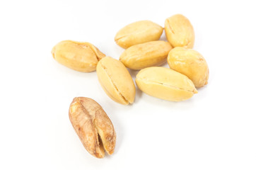 Peanuts is good for carbohydrases souce on isolated background.