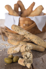Italian Bread with Olives