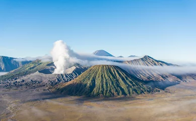 Gordijnen Bromo volcano , Tengger Semeru National Park, East Java, Indones © panutc