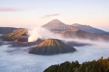 Gordijnen Bromo vulkaan © panutc