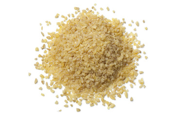 Heap of raw Bulgur