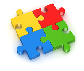 Fototapeta premium Jigsaw Puzzle