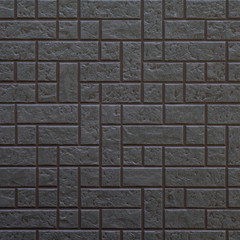 Black modern wall tile background and texture
