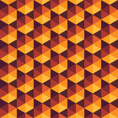 Seamless pattern. Bright vector optical illusion.