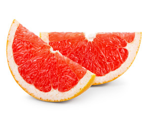 Slices of grapefruit
