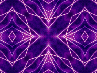 Ethnic pattern. Abstract kaleidoscope  fabric design.