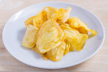 Dehydrated Banana Chips cuisine fried in coconut oil