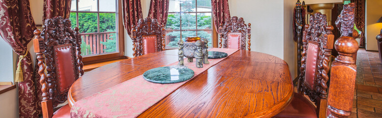 Wooden antique table