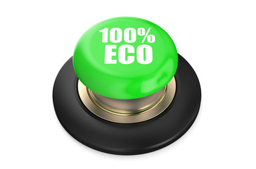 100 percent Eco green pushbutton