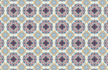 Ethnic pattern. Abstract kaleidoscope  fabric design.