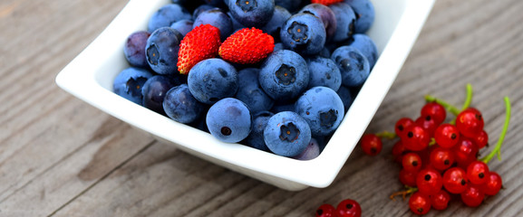 Fresh blueberries