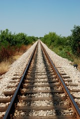 Obraz premium railway track