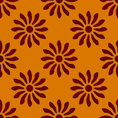 Seamless Flowers Pattern. 