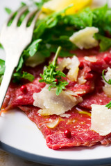 carpaccio from veal.