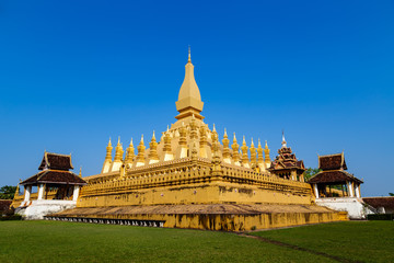 Fototapeta na wymiar Wat pha tat luang, Vientiane ,Laos
